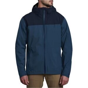 KÜHL Men’s Stretch Voyager Rain Jacket – Bluestone – Size Small #1189 NEW